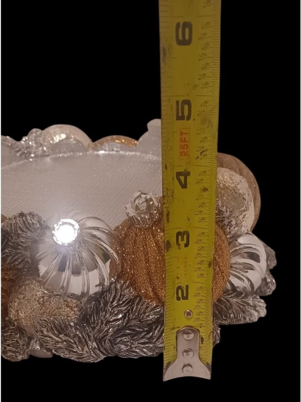 Rare Homeworx By Harry Slatkin Decorative Christmas Ornaments Candle Holder - Picture 4 of 8